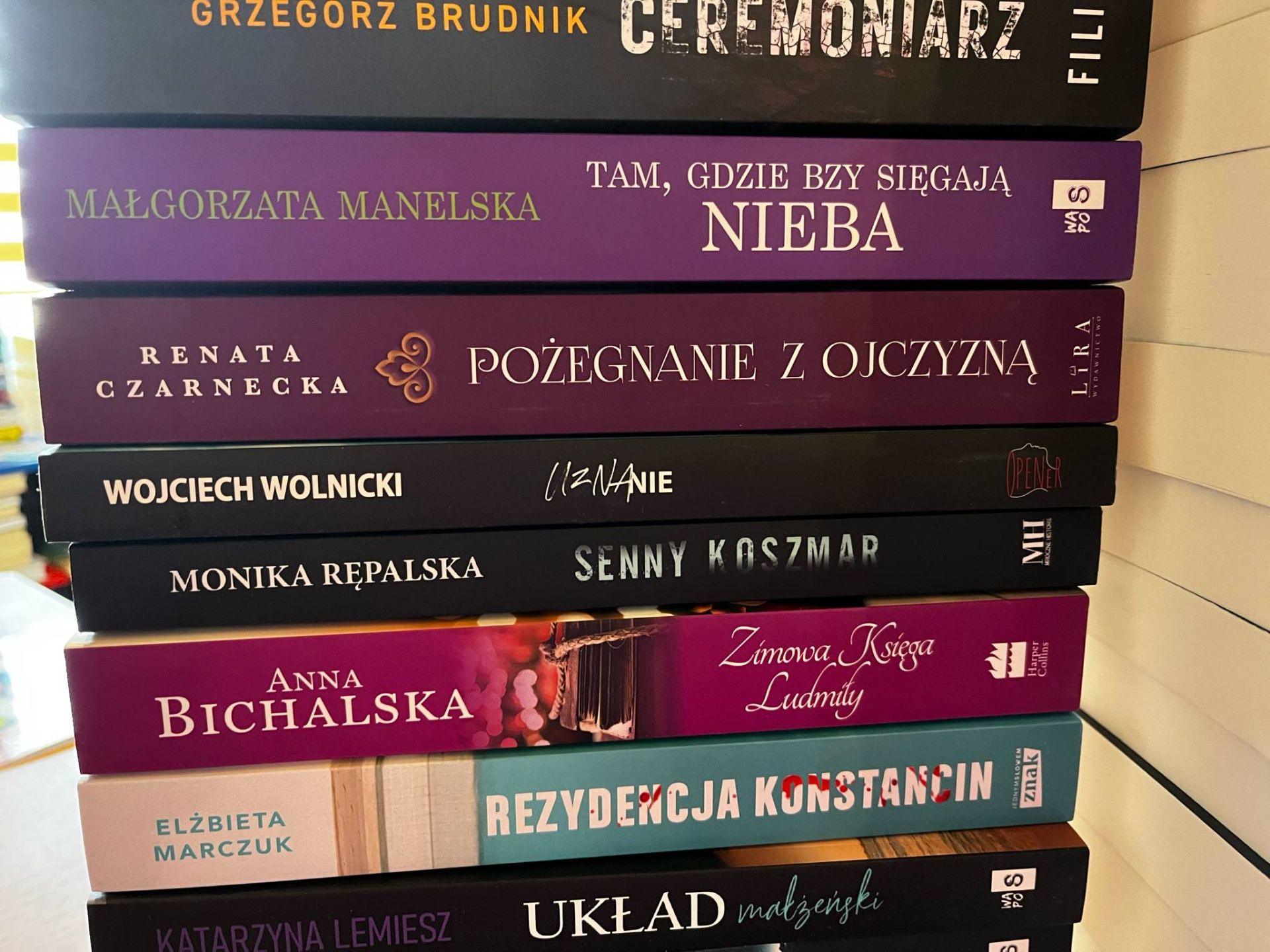 Książki zakupone w ramach zadania Biblioteka - miejsce kultury nieograniczonej