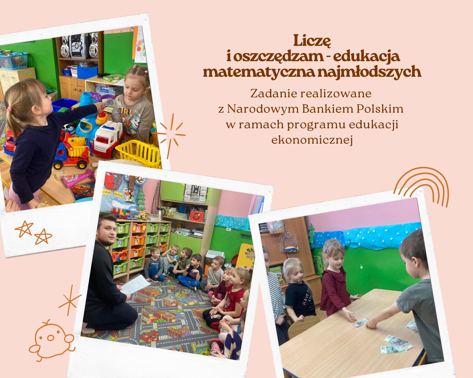 Plakat promujący program Liczę i oszczędzam - plakat